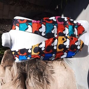 Disney Mickey and Co Vintage multicolor Mickey Mouse vest medium large